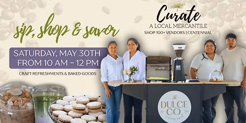 Sip, Shop & Savor at Curate Mercantile