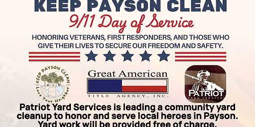 KPC 9\/11 Day of Service First Responder - Veteran Yard Cleanup