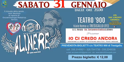 ALINERE in concerto al TEATRO '900 Tresigallo (FE)