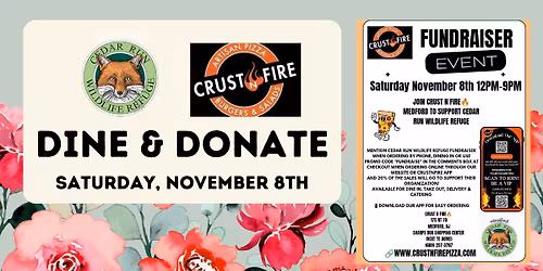 Dine & Donate: Crust N Fire