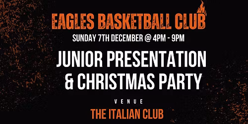 JUNIOR PRESENTATION & CHRISTMAS PARTY