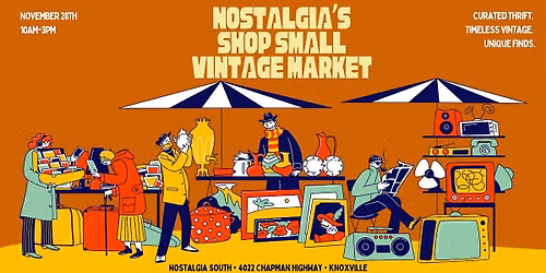 Nostalgia's Shop Small Vintage Market