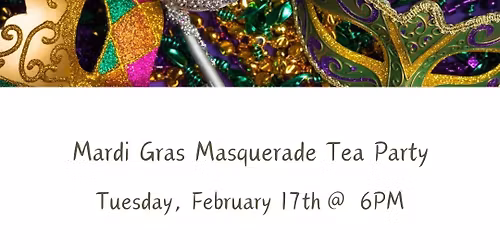Mardi Gras Masquerade Tea Party