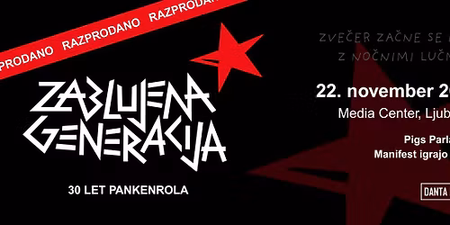 [RAZPRODANO] Zablujena Generacija - 30 let Pankenrola