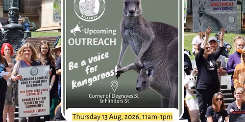 AUGUST MONTHLY KANGAROO OUTREACH