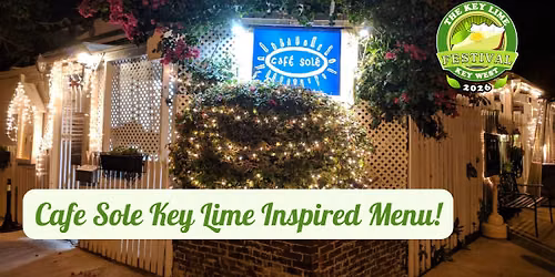 Cafe Sole Key Lime Inspired Menu