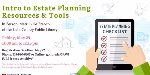 Senior Planet: Intro to Estate Planning Resources & Tools 