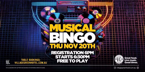 Musical Bingo @ The VG