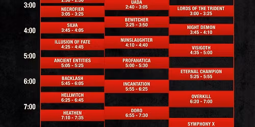 Milwaukee Metal Fest (Saturday Pass)