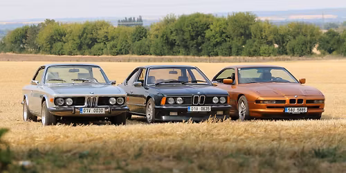 Sraz velk\u00fdch coupe - e9, \u0161estky, osmi\u010dky