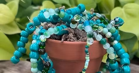 Beaded Potted Plant