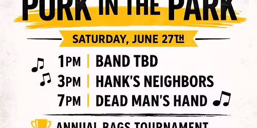 Pork in the Park; Crazy Times' 20th Summer Party!
