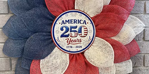 Patriotic Flag Wreath Workshop
