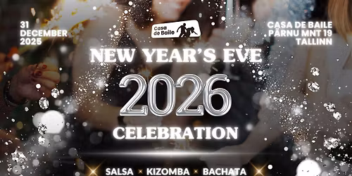 Aastavahetuse salsa, bachata, kizomba pidu \/ New Year\u00b4s Eve salsa, bachata, kizomba party @CdB