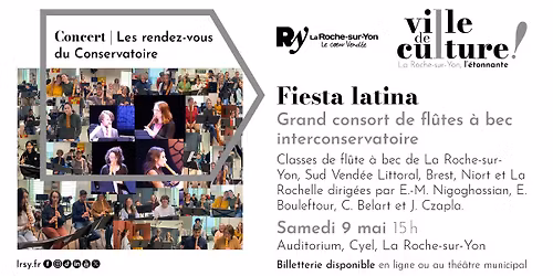 "Fiesta latina" - Orchestre interconservatoire de fl\u00fbtes \u00e0 bec