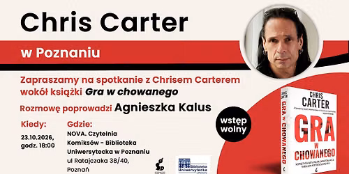 Chris Carter w Poznaniu!