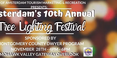 Amsterdam's Tree Lighting Festival Sponsored by Montgomery County Dwyer Program