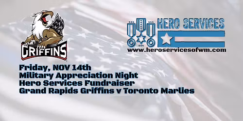 Hero Services Night with the Grand Rapids Griffins!
