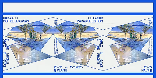 \ud83c\udff3\ufe0f\u200d\ud83c\udf08CLUB2000: PARADISE EDITION \/\/ Plan B - Malm\u00f6