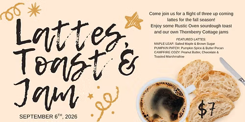 Lattes, Toast & Jam Event