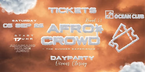 AFROCROWD FRANKFURT | OCEANS CLOSING PARTY