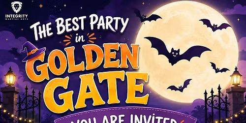Halloween Party at Integrity Martial Arts Golden Gate FREE AND OPEN TO ALL