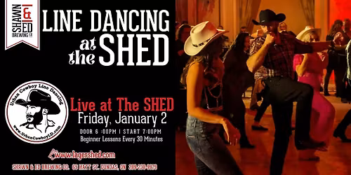Line Dancing at the SHED - Jan 2!