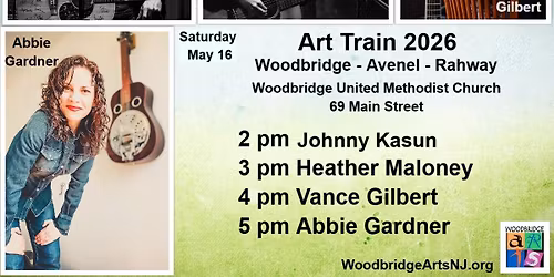 Art Train Day - Johnny Kasun, Heather Maloney, Vance Gilbert & Abbie Gardner