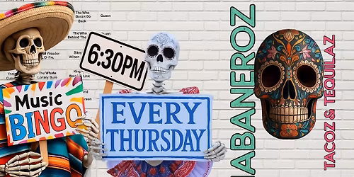 Music BINGO @ Habaneroz Tacoz & Tequilaz 