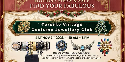 Find Your Fabulous! Holiday Show & Sale by TVCJC