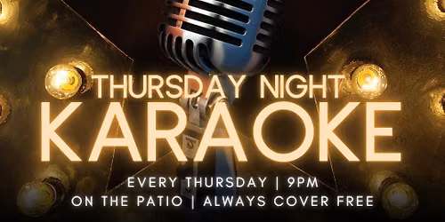 Karaoke Thursday on the Patio