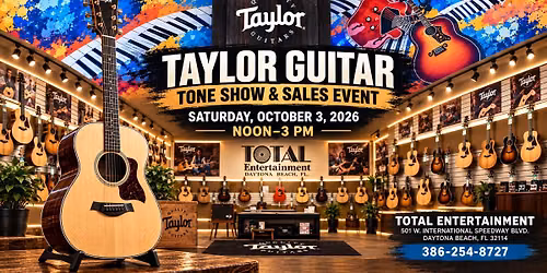  Taylor Guitar Tone Show & Sales Event