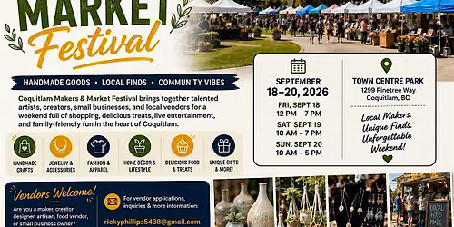 Coquitlam Makers & Market Festival