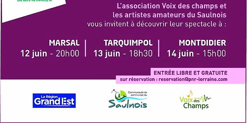 Spectacle "La nature au c\u0153ur" (La tourn\u00e9e en Moselle)