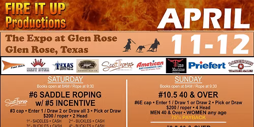 Fire It Up Team Roping
