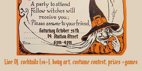 Laine Vintage Halloween Sip and Shop
