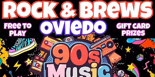 90's Music Bingo @ Rock & Brews - Oviedo