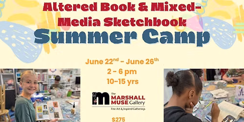 Altered Book & Mixed Media Sketchbook Camp