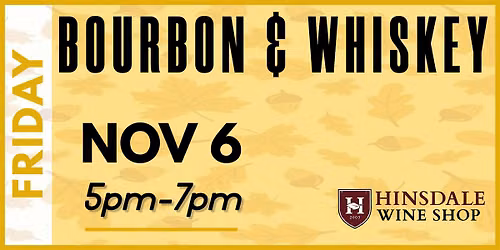 Bourbon & whiskey Tasting
