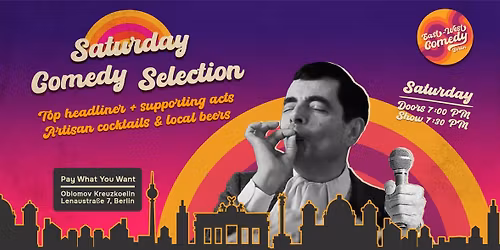 English stand-up: Saturday Comedy Selection w. TBA 03.01.26