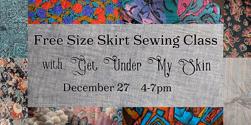 Free Size Skirt Sewing Class