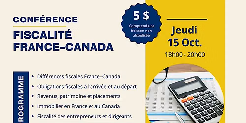 CONF\u00c9RENCE \u2013 FISCALIT\u00c9 FRANCE\u2013CANADA