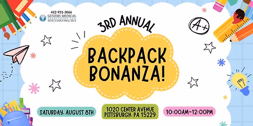 3rd Annual Backpack Bonanza