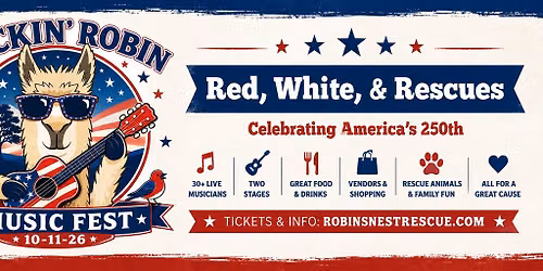 Rockin' Robin Music Fest & Fundraiser (2026)