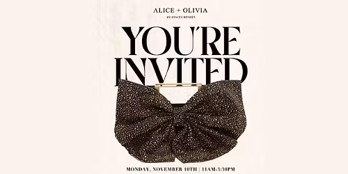 Sip & Shop: Alice + Olivia