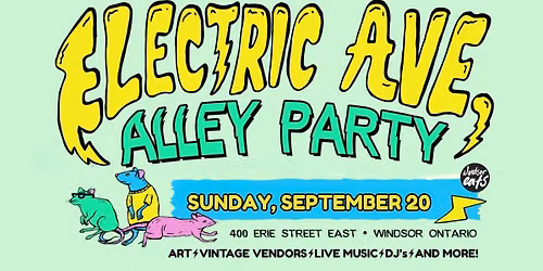 Electric Avenue Alley Party during 2026 Open Streets Windsor