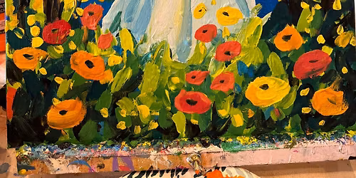 Flower Ghost Canvas Class