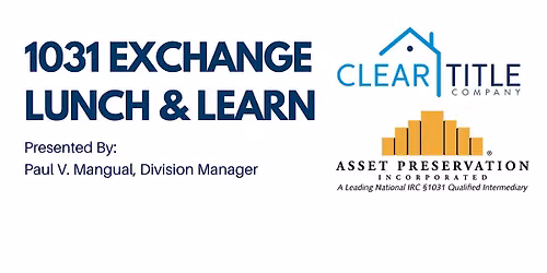 1031 Exchange Lunch & Learn