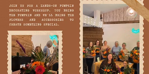 Floral Pumpkin Workshop