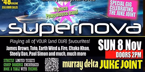Supernova 2026 - returns to celebrate the Juke Joint!